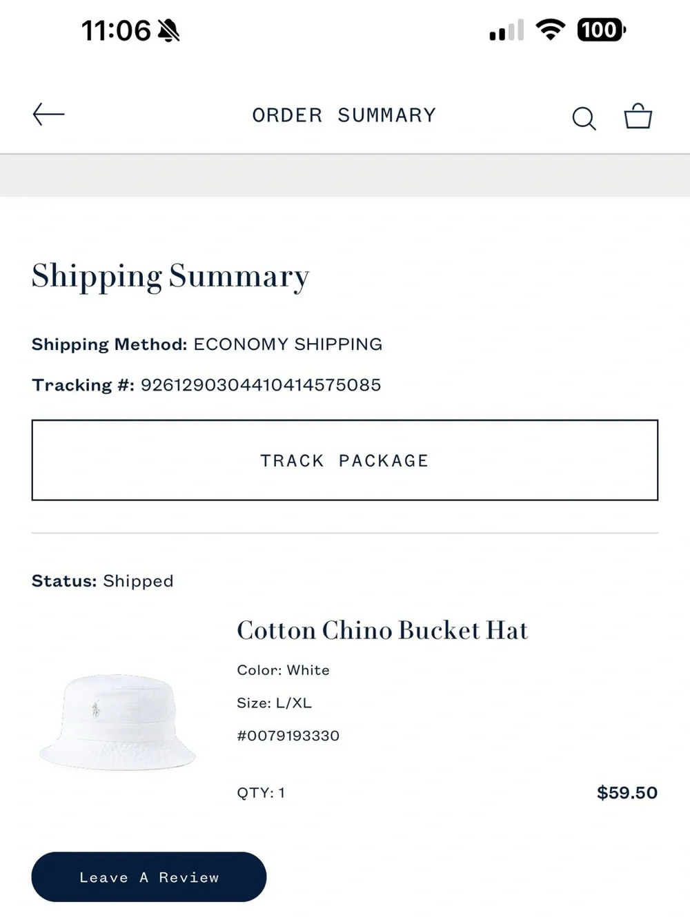Polo Ralph Lauren clean white